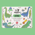 Load image into Gallery viewer, Dino - Reusable colouring mat and 10 wipeable pens