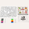Load image into Gallery viewer, Fairytale - Reusable colouring mat and 10 wipeable pens