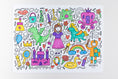 Load image into Gallery viewer, Fairytale - Reusable colouring mat and 10 wipeable pens