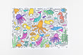 Load image into Gallery viewer, Mermaids - Reusable colouring mat and 10 wipeable pens