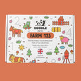 Load image into Gallery viewer, On The Farm 123 - Reusable colouring mat and 10 wipeable pens
