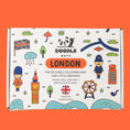 Load image into Gallery viewer, London - Reusable colouring mat and 10 wipeable pens
