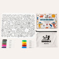 Load image into Gallery viewer, Out of this world - Reusable colouring mat and 10 wipeable pens
