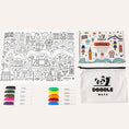 Load image into Gallery viewer, London - Reusable colouring mat and 10 wipeable pens
