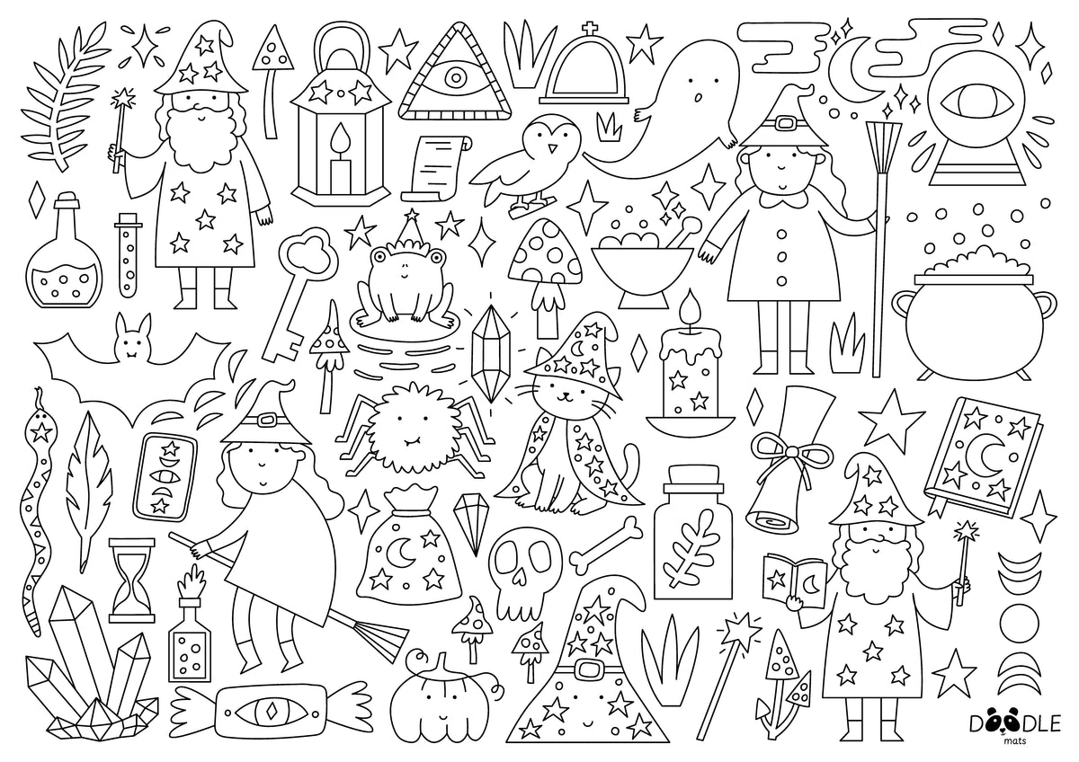 NEW Witches and Wizards Mini Mat